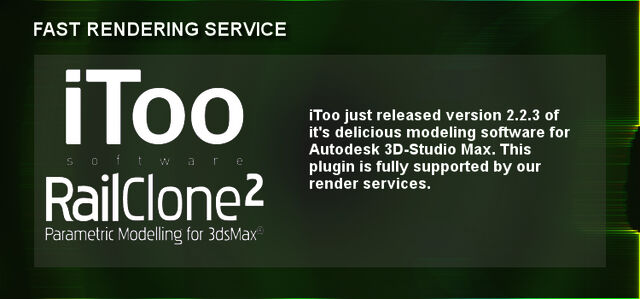 iToo render farm: Forest Pack 4.2.2