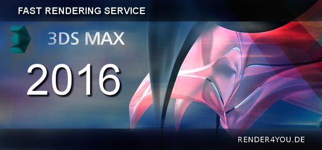 3DS Max 2016 now supported by Render4You
